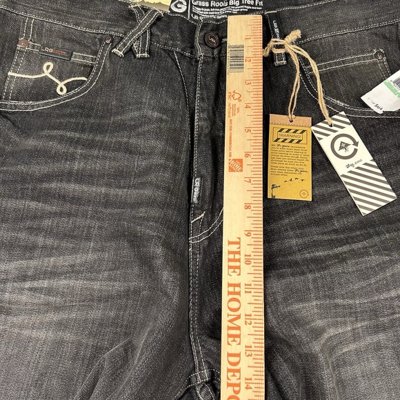Lifted Reseach Group Jeans‎ Mens 34x33 Grass Roots Big Tree Fit Baggy Hip Hop - Picture 11 of 12